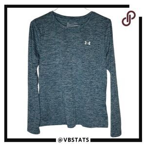Under Armour Women's Large Teal Long Sleeve Active Wear‎ Shirt